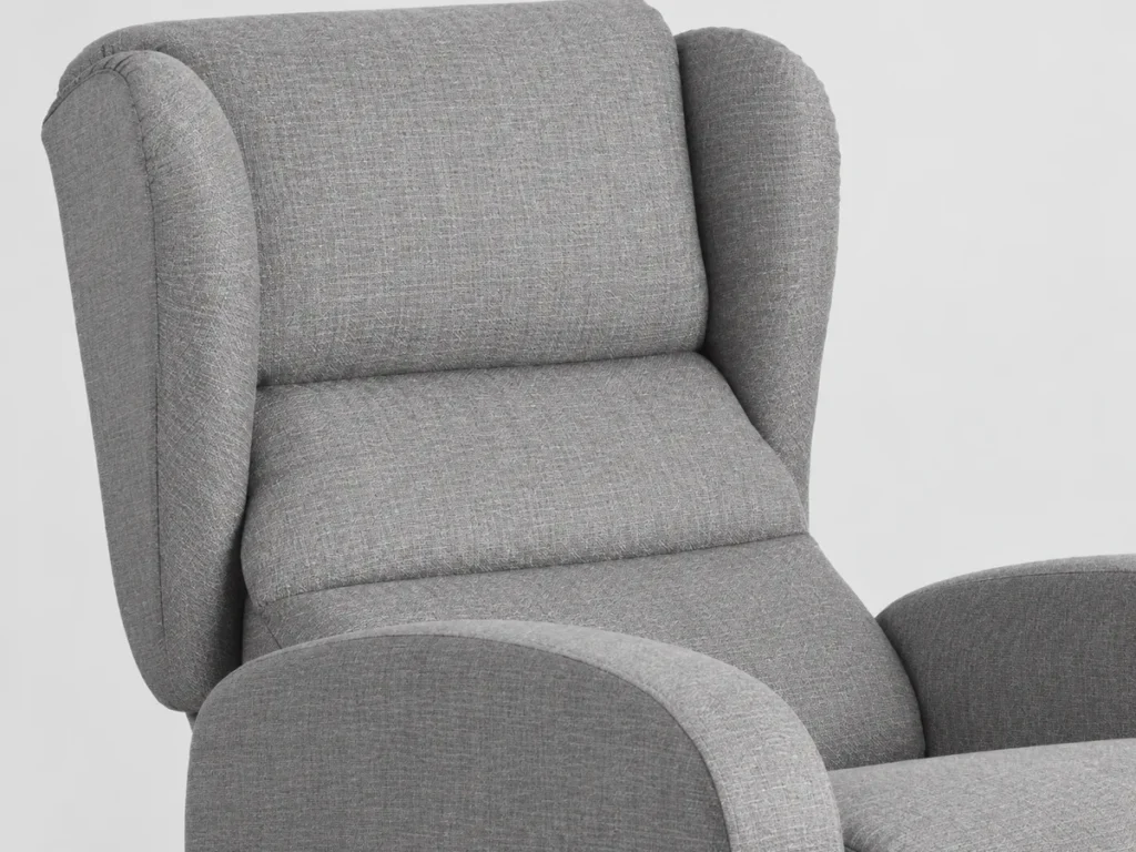 Push Head powered headrest and ergonomic high backrest — Sollevita