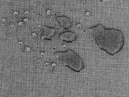 Washable fabrics and edges finished to resist fraying — Sollevita