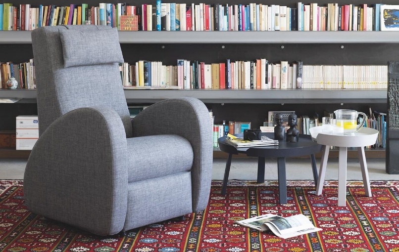 Sollevita care chair in a home reading corner